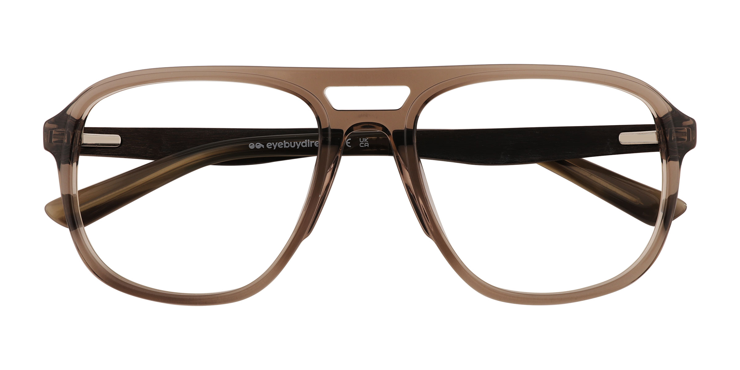 Gray Twig - Wood-texture Eyeglasses