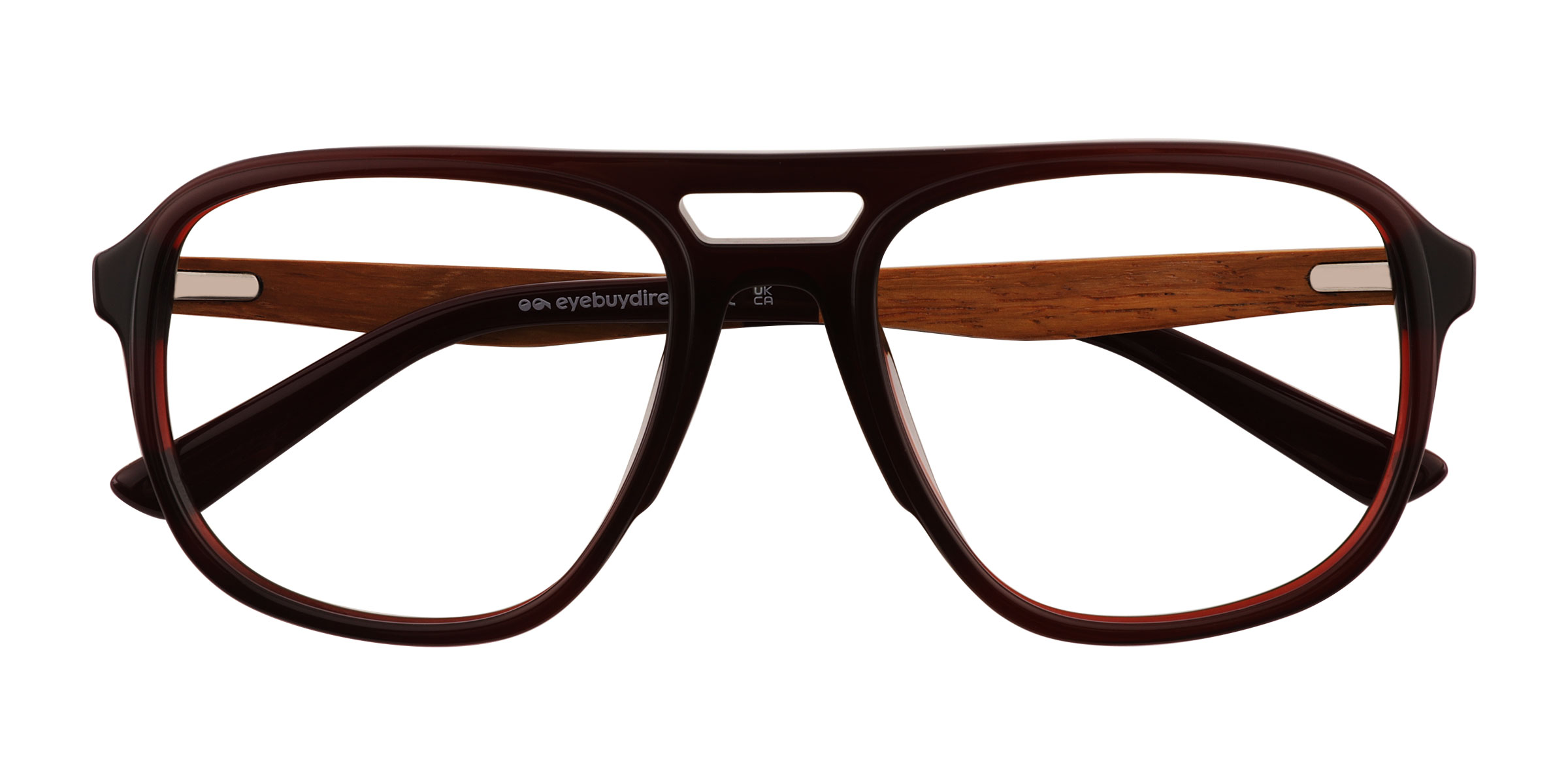 Dark Red Twig - Wood-texture Lunettes de vue