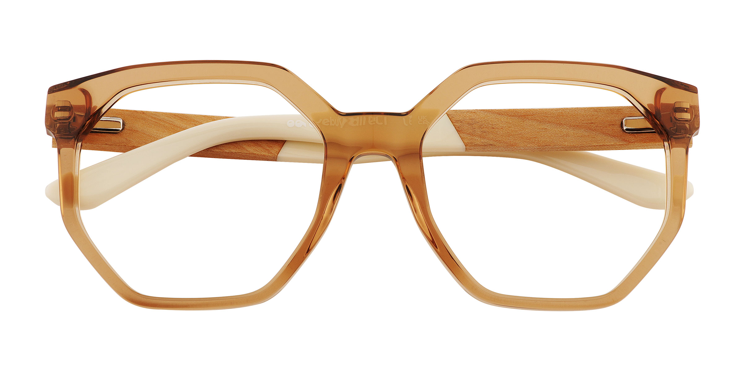 Brun Arboreal - Wood-texture Lunettes de vue