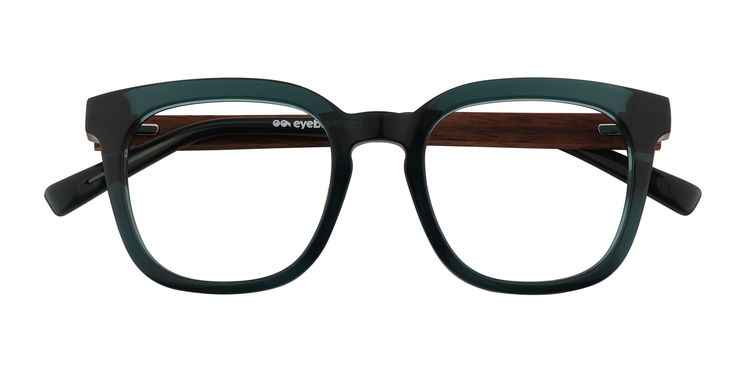 Green Coniferous -  Wood-texture Eyeglasses