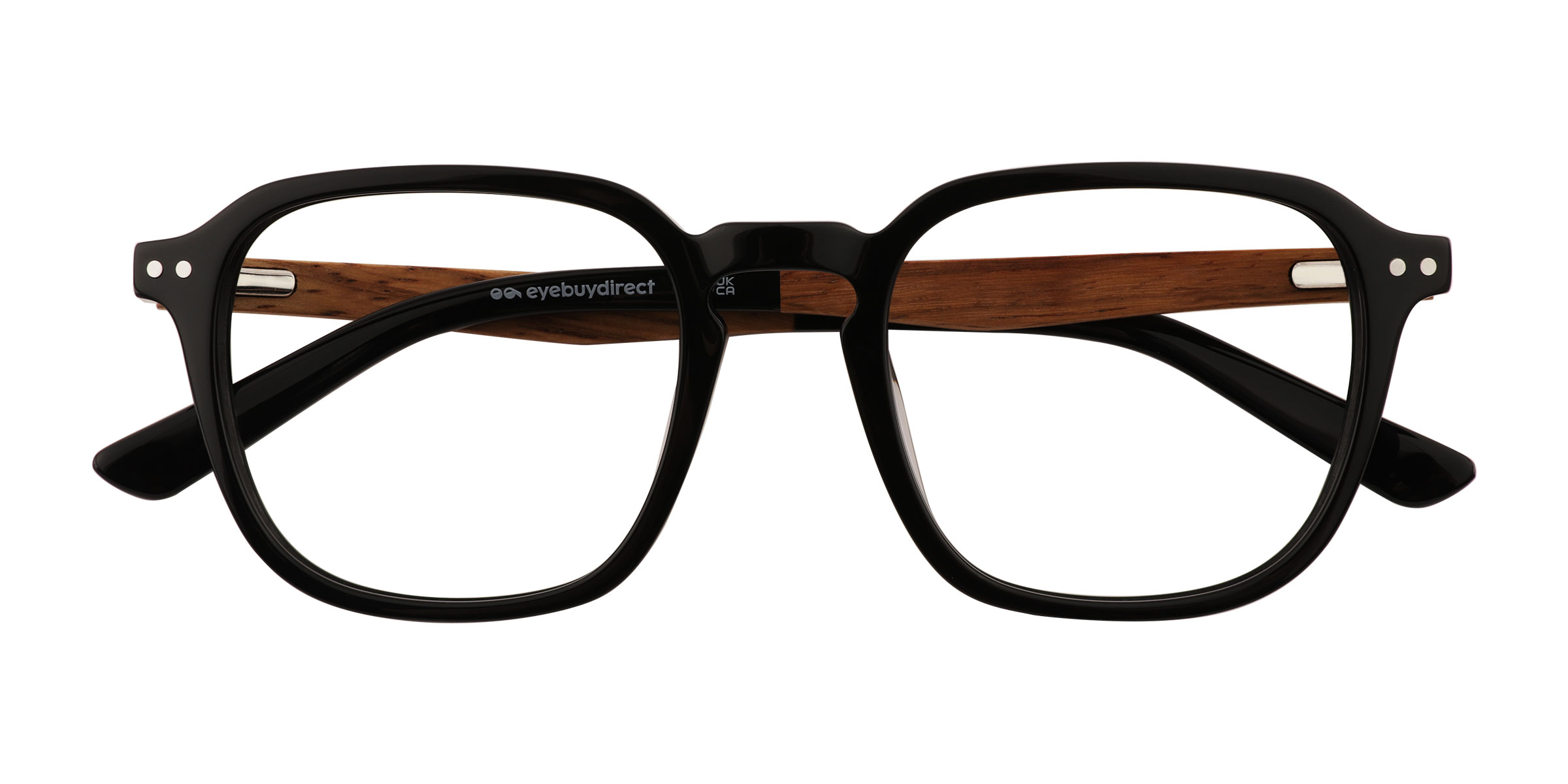 Black Larch -  Wood-texture Eyeglasses