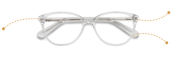 Glasses for diamond faces