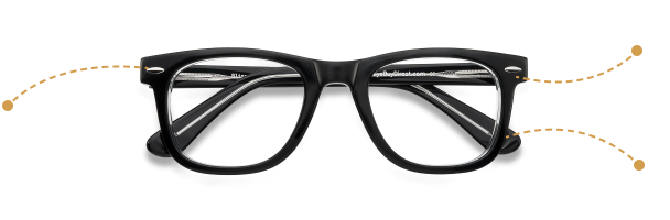 Glasses for heart faces